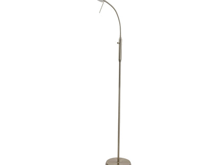 Jella LED Floor Lamp Satin Chrome Antique Brass Modern Lighting.