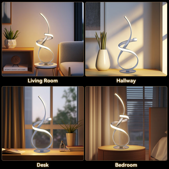Ainhoa Table Lamp Gold Chrome Modern Decorative Lighting.
