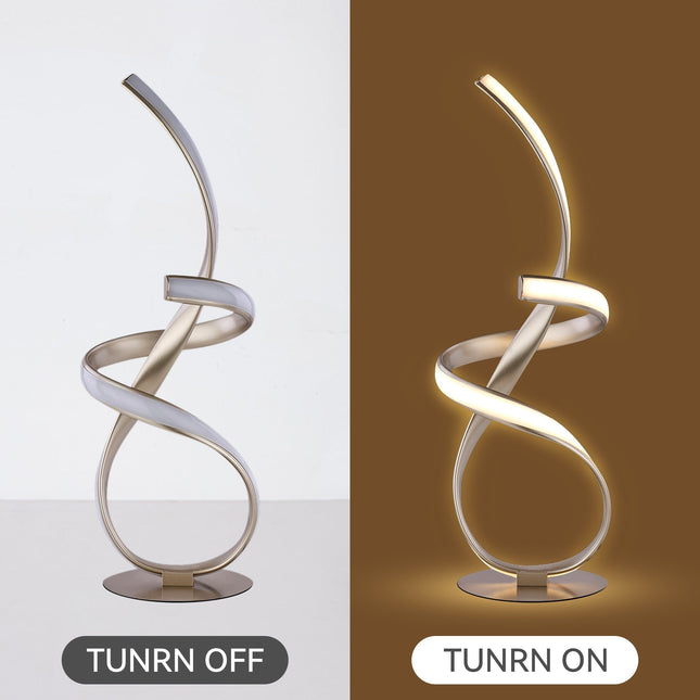 Ainhoa Table Lamp Gold Chrome Modern Decorative Lighting.