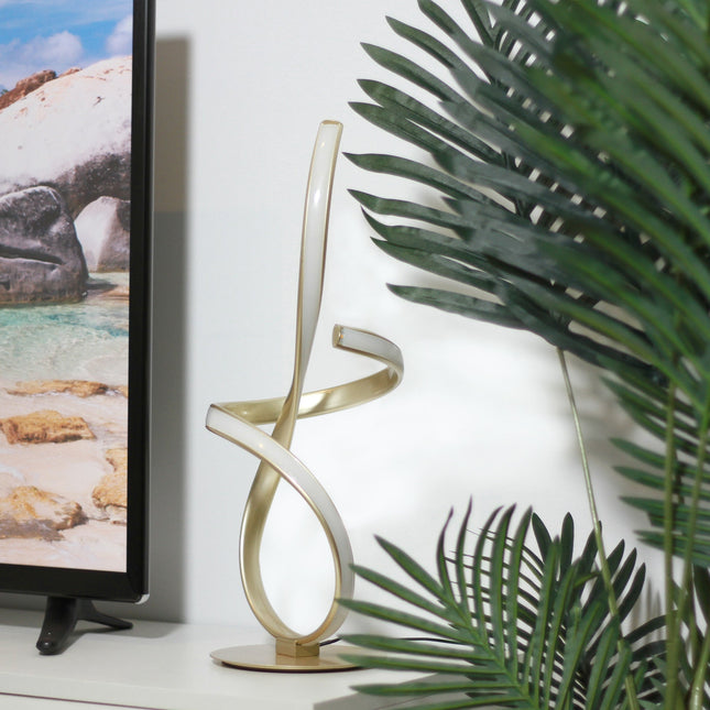 Ainhoa Table Lamp Gold Chrome Modern Decorative Lighting.