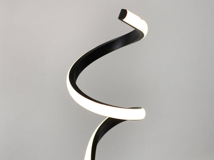 Chipper LED Table Lamp Black Chrome Modern Stylish Light.