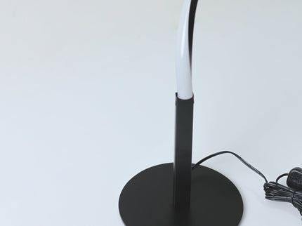 Chipper LED Table Lamp Black Chrome Modern Stylish Light.