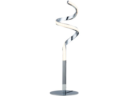 Chipper LED Table Lamp Black Chrome Modern Stylish Light.