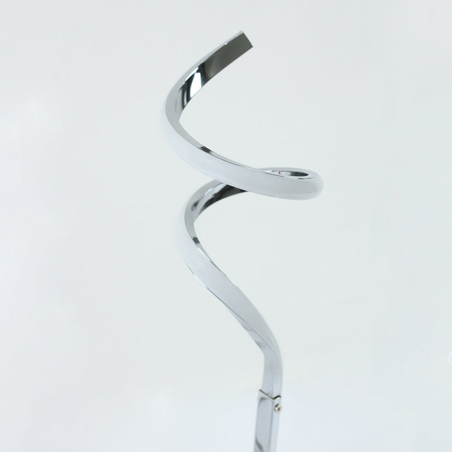 Chipper LED Table Lamp Black Chrome Modern Stylish Light.