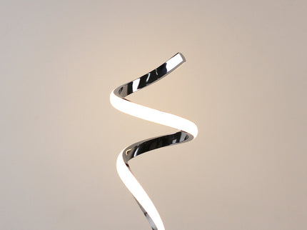 Chipper LED Table Lamp Black Chrome Modern Stylish Light.