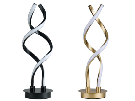 Acropora LED Table Lamp Gold Black Modern Stylish Indoor Lighting.
