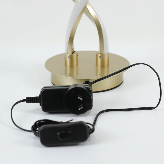 Acropora LED Table Lamp Gold Black Modern Stylish Indoor Lighting.