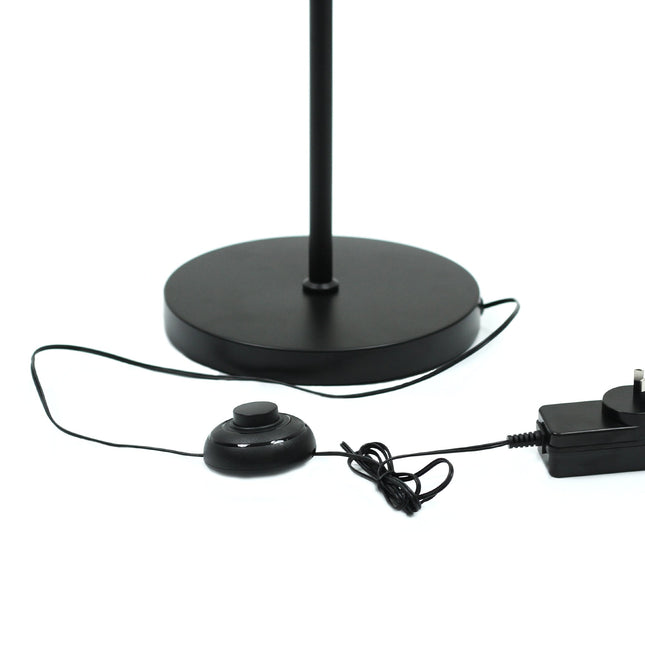 Cirrhi LED Floor Lamp Chrome Black Modern Indoor Lighting