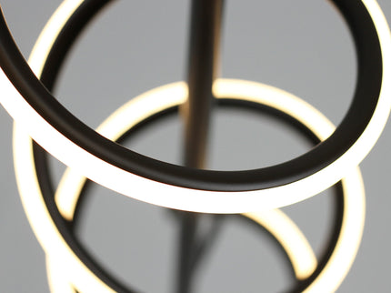 Cirrhi LED Floor Lamp Chrome Black Modern Indoor Lighting