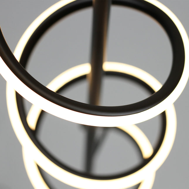 Cirrhi LED Floor Lamp Chrome Black Modern Indoor Lighting