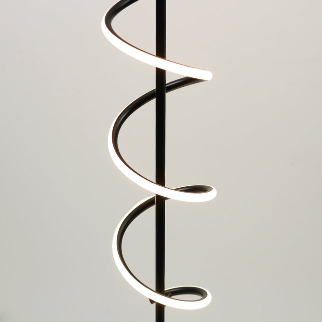 Cirrhi LED Floor Lamp Chrome Black Modern Indoor Lighting