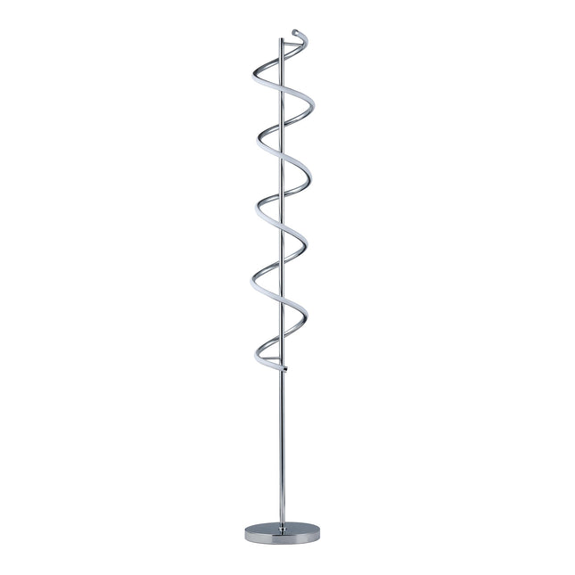 Cirrhi LED Floor Lamp Chrome Black Modern Indoor Lighting.