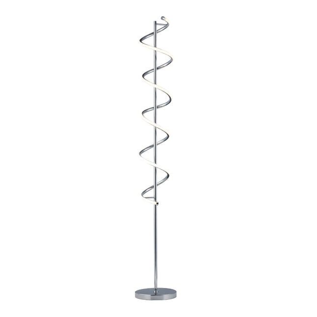 Cirrhi LED Floor Lamp Chrome Black Modern Indoor Lighting.