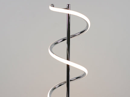 Cirrhi LED Floor Lamp Chrome Black Modern Indoor Lighting.