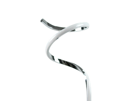 Chipper LED Floor Lamp Black Chrome Modern Stylish Lighting.