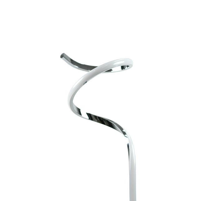 Chipper LED Floor Lamp Black Chrome Modern Stylish Lighting.