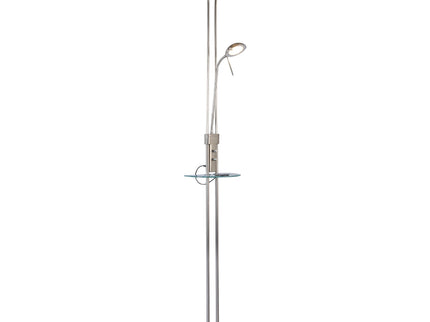 Seed USB LED Mother & Child Floor Lamp Black Satin Chrome Antique Brass.