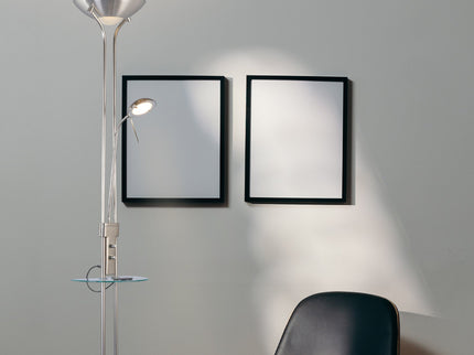 Seed USB LED Mother & Child Floor Lamp Black Satin Chrome Antique Brass.