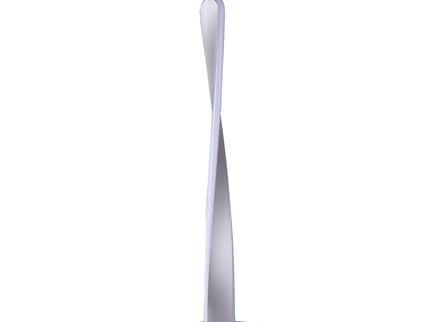 Enhalus LED Table Lamp Brushed Chrome Black Modern Desk Light.