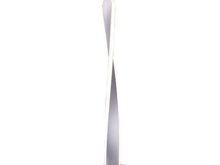 Enhalus LED Table Lamp Brushed Chrome Black Modern Desk Light.