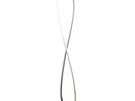 Infinite LED Floor Lamp Chrome Stylish Modern Lighting for Home.