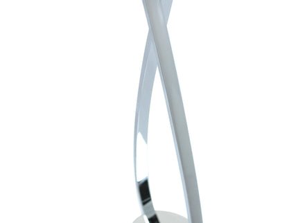 Infinite LED Floor Lamp Chrome Stylish Modern Lighting for Home.