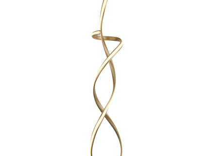 Ainhoa LED Floor Lamp Satin Chrome Gold Modern Statement Lighting