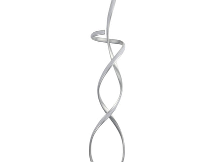 Ainhoa LED Floor Lamp Satin Chrome Gold Modern Statement Lighting.