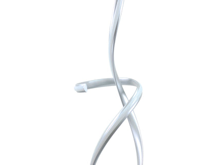Ainhoa LED Floor Lamp Satin Chrome Gold Modern Statement Lighting.