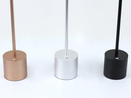 Portable LED Bar Table Lamp Copper Black Silver Modern Touch Light.