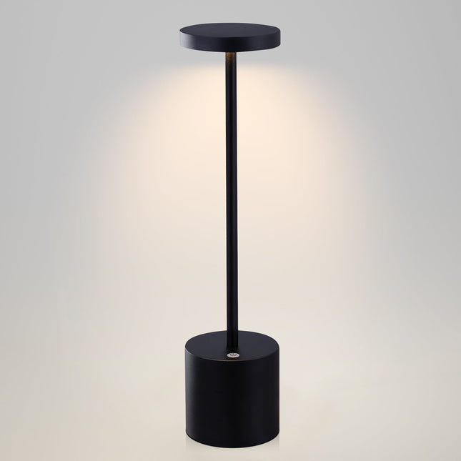 Portable LED Bar Table Lamp Copper Black Silver Modern Touch Light.