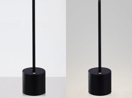 Portable LED Bar Table Lamp Copper Black Silver Modern Touch Light.