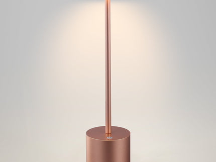 Portable LED Bar Table Lamp Copper Black Silver Modern Touch Light.