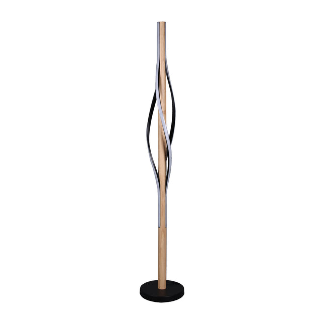 Bonnie LED Floor Lamp Modern Curvy Design with Dimmable Light.