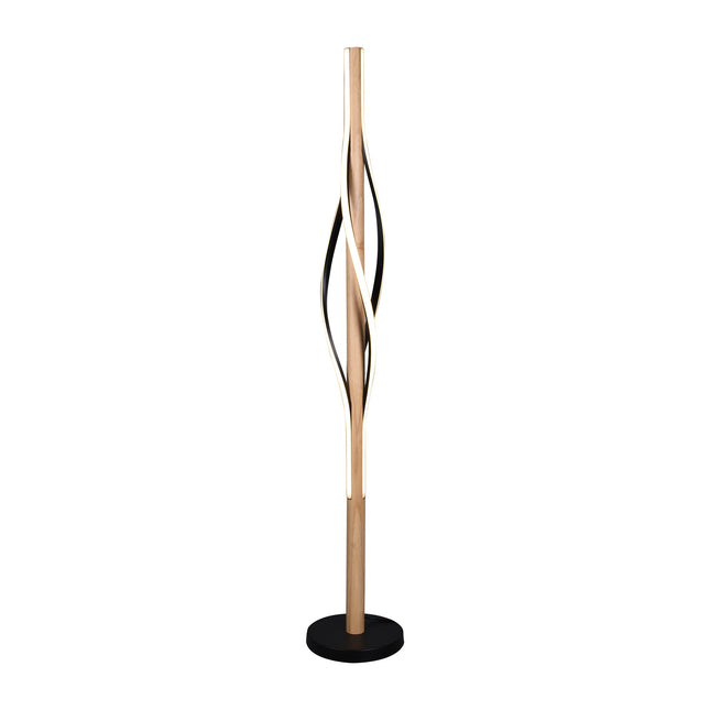 Bonnie LED Floor Lamp Modern Curvy Design with Dimmable Light.