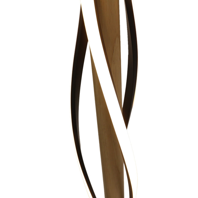 Bonnie LED Floor Lamp Modern Curvy Design with Dimmable Light.