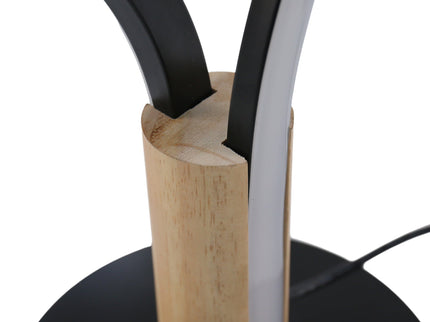 Estelle LED Table Lamp Modern Wave Design with Dimmable Light.