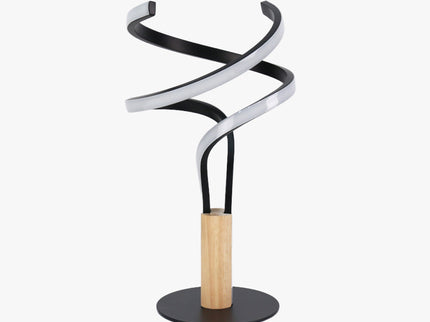 Estelle LED Table Lamp Modern Wave Design with Dimmable Light.