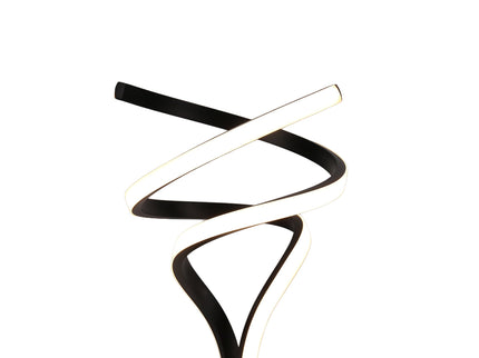 Estelle LED Table Lamp Modern Wave Design with Dimmable Light.