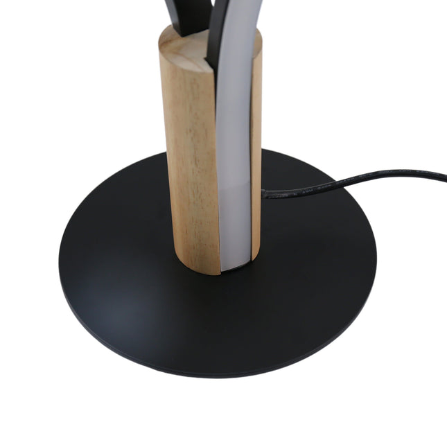 Estelle LED Table Lamp Modern Wave Design with Dimmable Light.