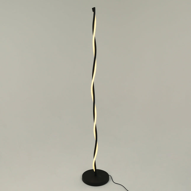Rio Dimmable LED Floor Lamp Black for Modern and Stylish Lighting.