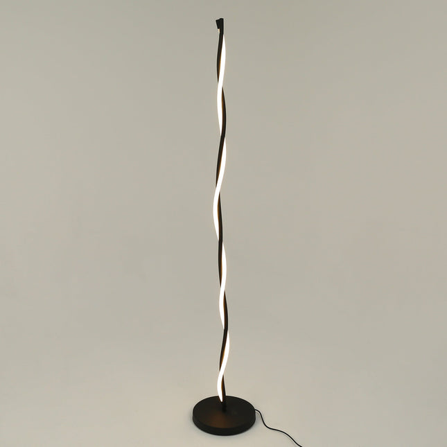 Rio Dimmable LED Floor Lamp Black for Modern and Stylish Lighting.