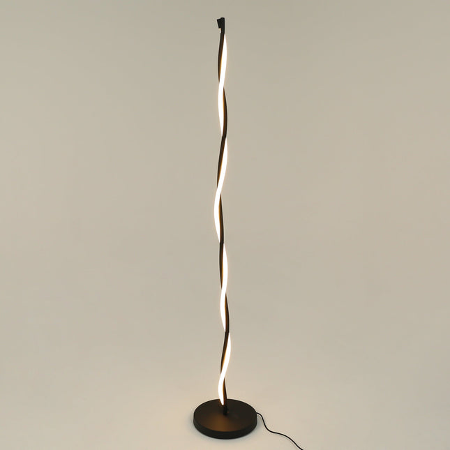 Rio Dimmable LED Floor Lamp Black for Modern and Stylish Lighting.