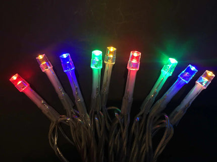 MULTICOLOUR 50 LED Fairy Lights Battery Operated