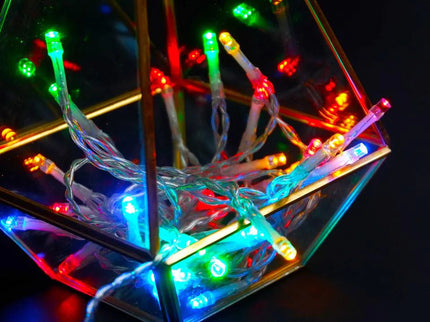MULTICOLOUR 50 LED Fairy Lights Battery Operated
