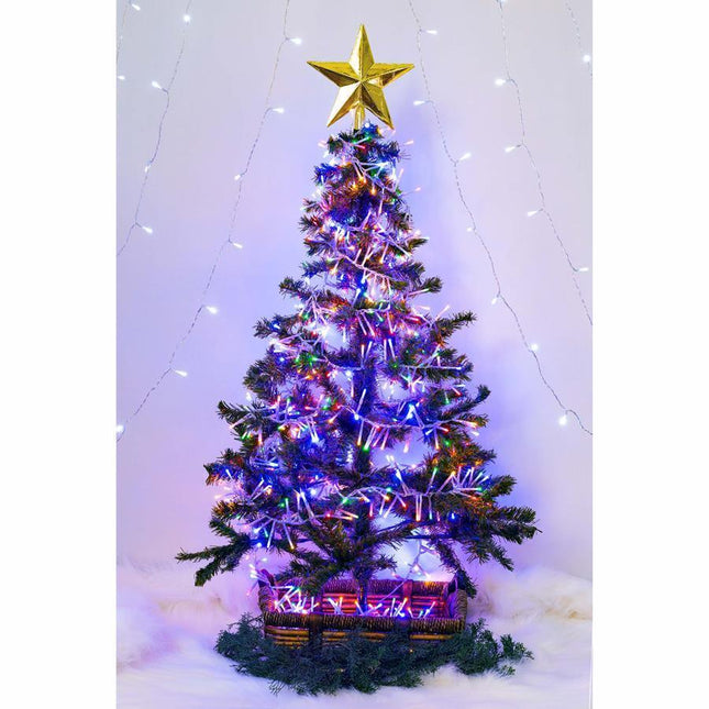 720 MULTICOLOUR Cluster Fairy Lights 9m