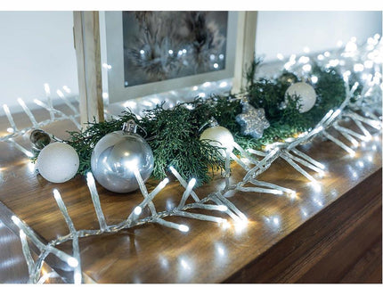 720 COOL WHITE Led Cluster Fairy Lights ‚Äì 9m