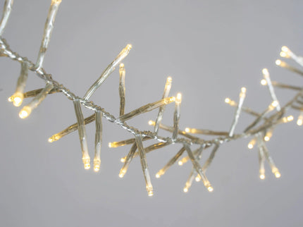 720 WARM WHITE Cluster Fairy Lights 9m