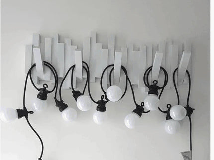 20 Opal Globe WARM WHITE Led Festoon Light 10m