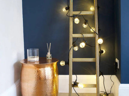 20 Opal Globe WARM WHITE Led Festoon Light 10m